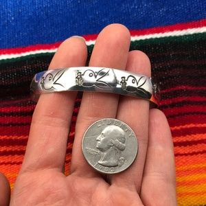 Vintage playboy stamped sterling silver bracelet